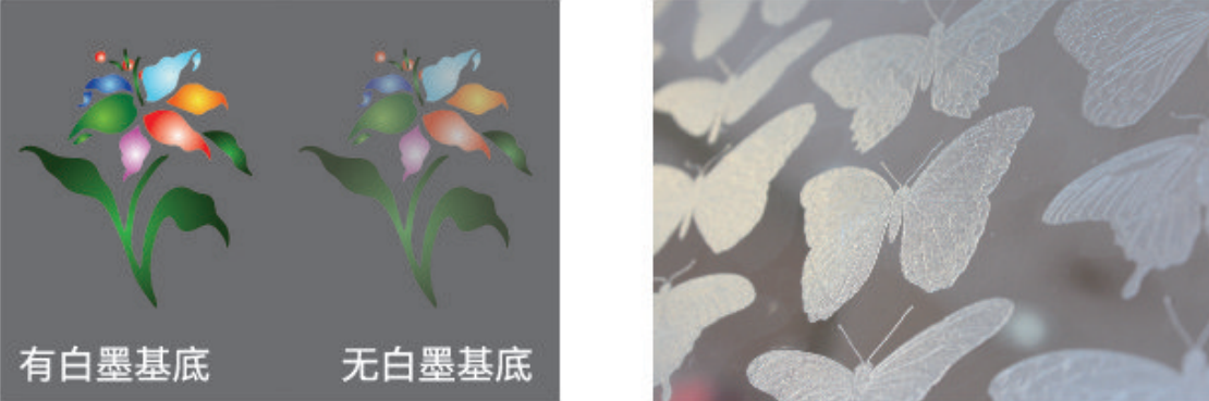 白墨和光油墨水